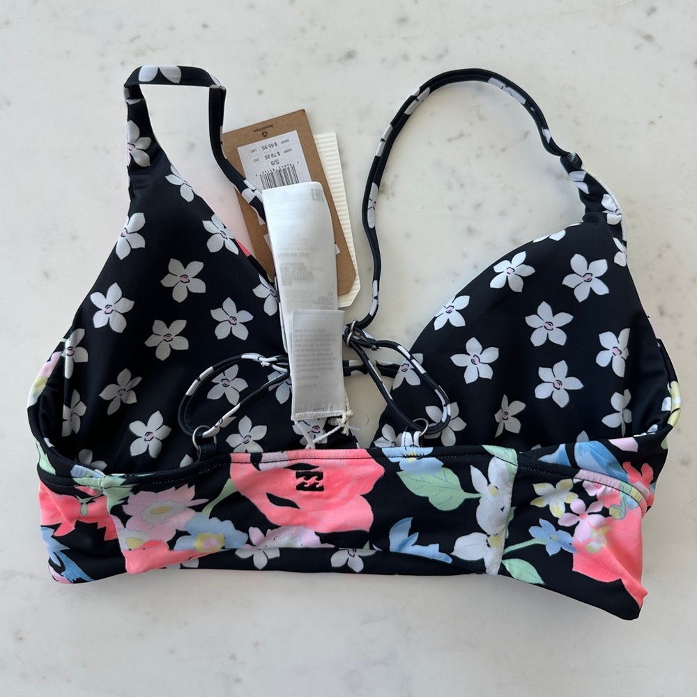 NWT Billabong WOMEN'S FEELIN TROPICAL RV V NECK CAMI - Picture 4 of 7